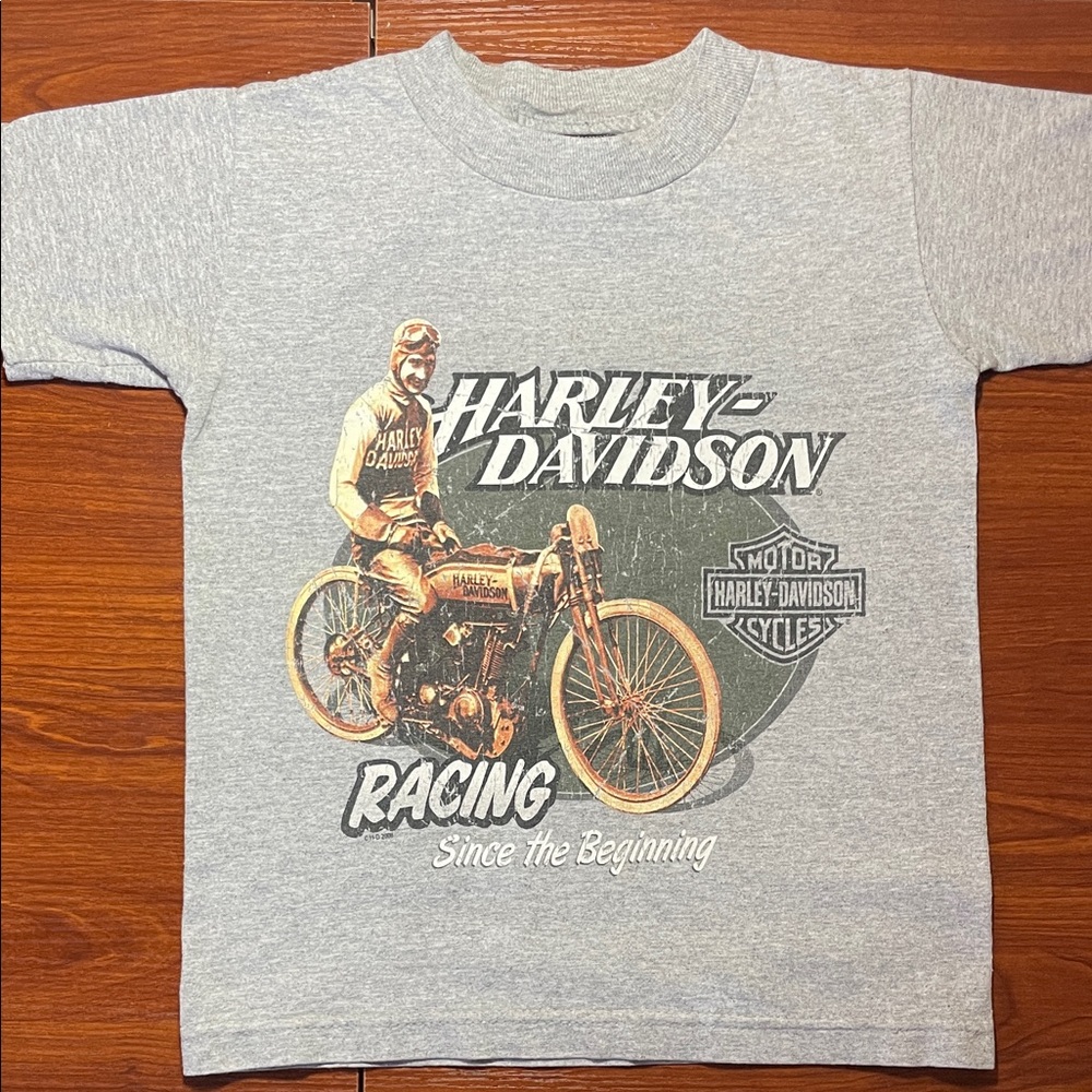Harley-Davidson Kids Gray Racing Tee